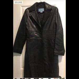 Nine West Leather Coat